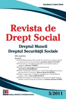 Imagine Revista de drept social, Nr. 5/2011