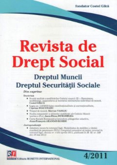 Imagine Revista de Drept Social, Nr. 4/2011