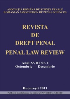Imagine Revista de Drept Penal, Nr. 4/2011