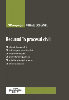Imagine Recursul in procesul civil (2011)