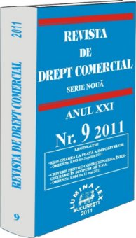 Imagine Revista de drept comercial, Nr. 9/2011
