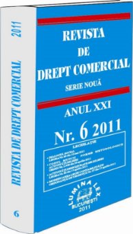 Imagine Revista de drept comercial, Nr. 6/2011