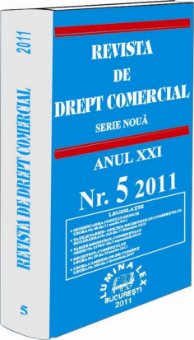 Imagine Revista de drept comercial, Nr. 5/2011