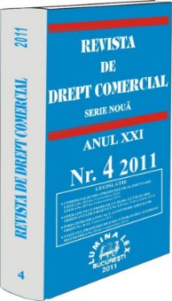 Imagine Revista de drept comercial, Nr. 4/2011