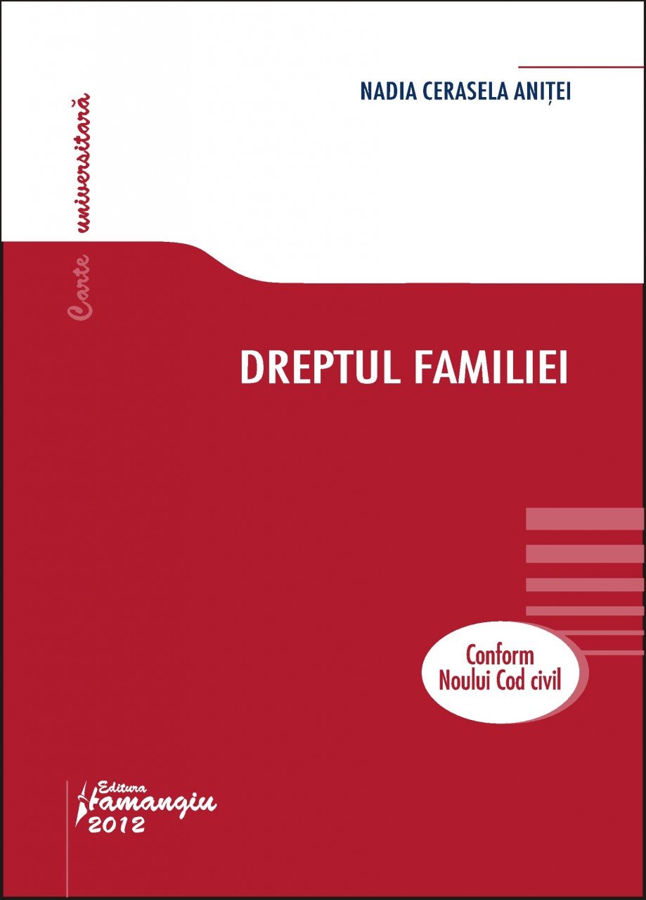 Imagine Dreptul familiei Conform Noului Cod civil