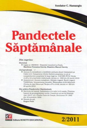 Imagine Pandectele Saptamanale, Nr. 2/2011