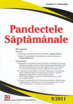 Imagine Pandectele Saptamanale, Nr. 9/2011