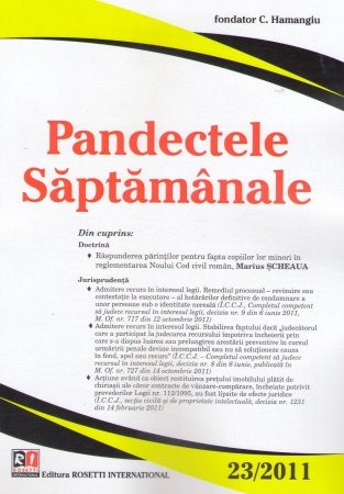 Imagine Pandectele Saptamanale, Nr. 23/2011