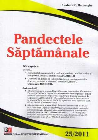Imagine Pandectele Saptamanale, Nr. 25/2011