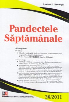 Imagine Pandectele Saptamanale, Nr. 26/2011