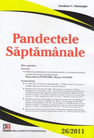 Imagine Pandectele Saptamanale, Nr. 26/2011