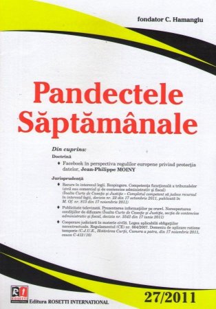 Imagine Pandectele Saptamanale, Nr. 27/2011