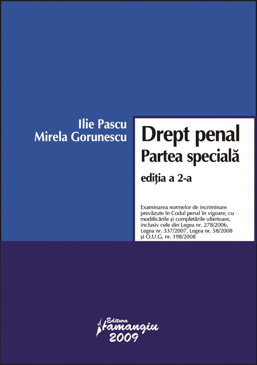 Imagine Drept penal. Partea speciala. Editia a 2-a