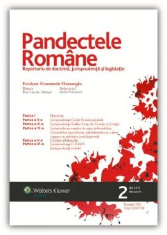 Imagine Pandectele Romane, Nr. 2/2011