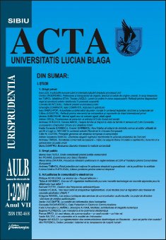 Imagine Acta Universitatis, Nr. 1-2/2007