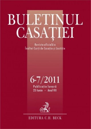 Imagine Buletinul Casatiei, Nr. 6-7/2011