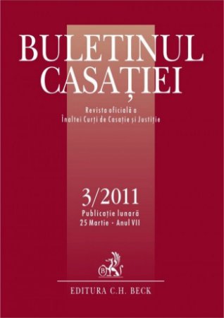 Imagine Buletinul Casatiei, Nr. 3/2011