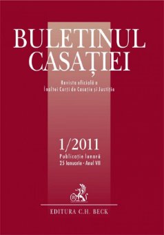 Imagine Buletinul Casatiei, Nr. 1/2011