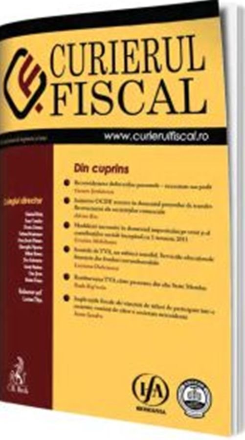 Imagine Curierul fiscal - Abonament 2012