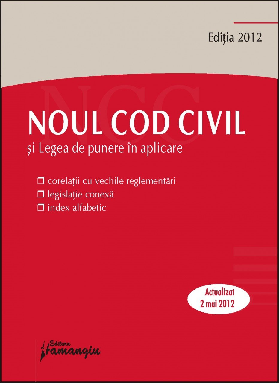 Imagine Noul cod civil 2.05.2012