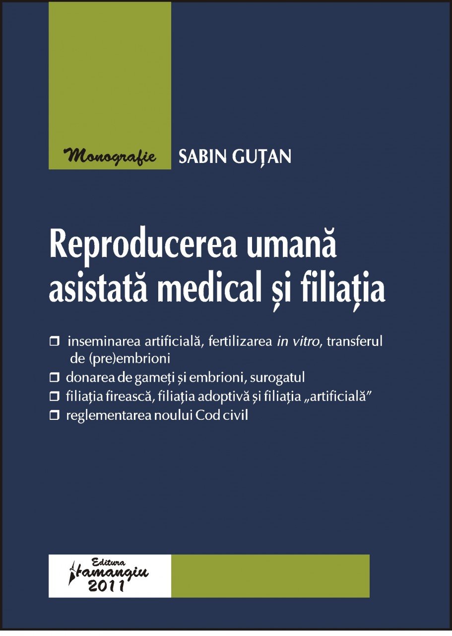 Imagine Reproducerea umana asistata medical si filiatia