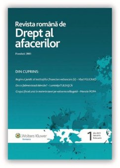 Imagine Revista Romana de Drept al Afacerilor, Nr. 1/2011