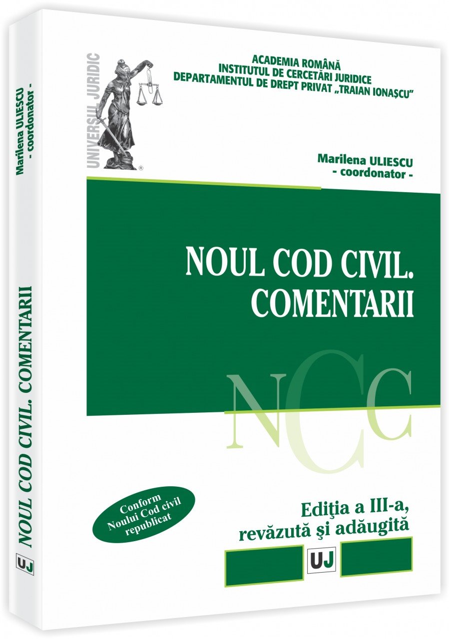 Imagine Noul cod civil. Comentarii