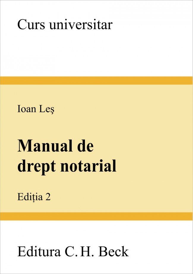 Imagine Manual de drept notarial