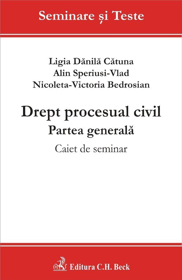 Imagine Drept procesual civil. Partea generala. Caiet de seminar