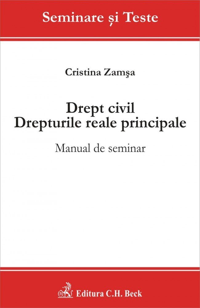 Imagine Drept civil. Drepturile reale principale. Manual de seminar