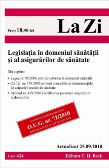 Imagine Legislatia in domeniul sanatatii si al asigurarilor de sanatate