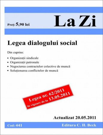 Imagine Legea dialogului social
