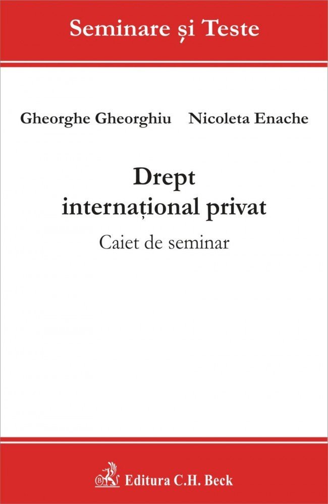 Imagine Drept international privat. Caiet de seminar