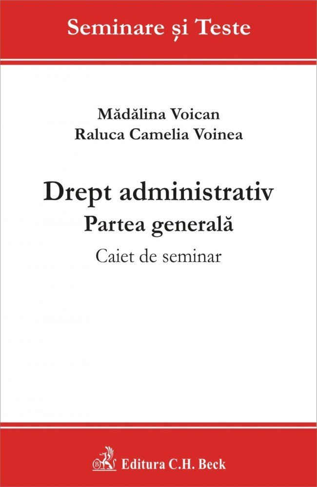 Imagine Drept administrativ. Partea generala. Caiet de seminar