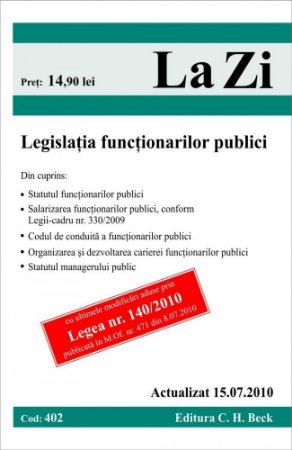 Imagine Legislatia functionarilor publici