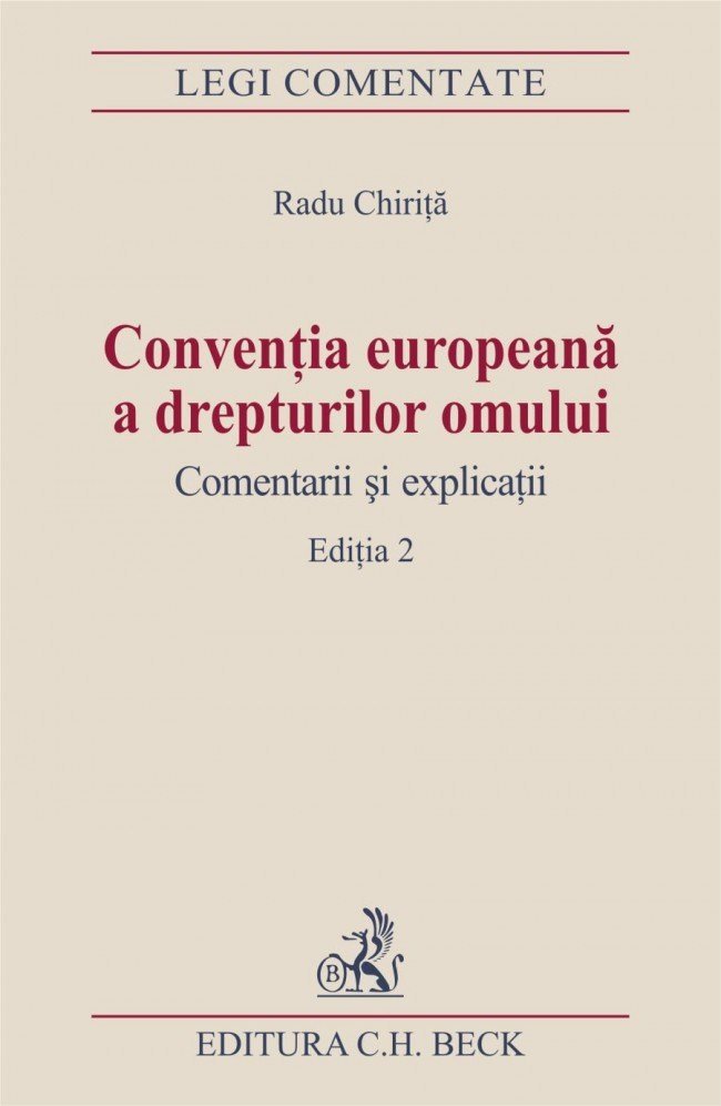 Imagine Conventia europeana a drepturilor omului. Comentarii si explicatii