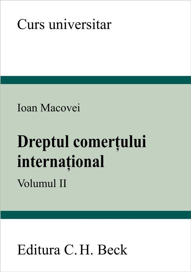 Imagine Dreptul comertului international - Volumul II