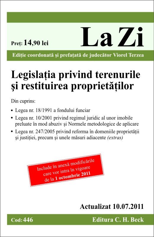 Imagine Legislatia privind terenurile si restituirea proprietatilor