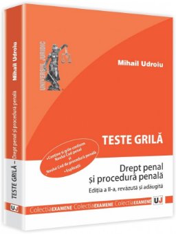 Imagine Teste grila. Drept penal si procedura penala