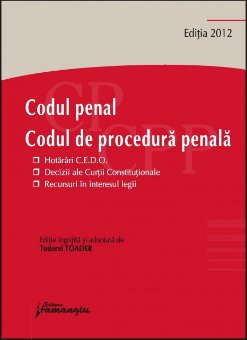 Imagine Codul penal. Codul de procedura penala 25.04.2012