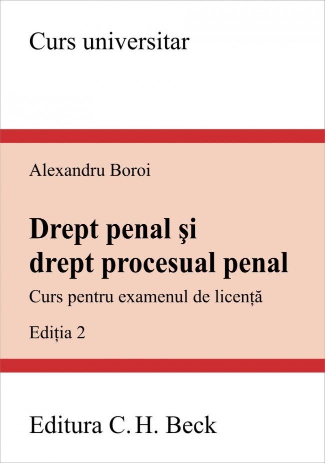 Imagine Drept penal si drept procesual penal. Curs pentru examenul de licenta