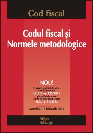 Imagine Codul fiscal si normele metodologice 13.02.2012