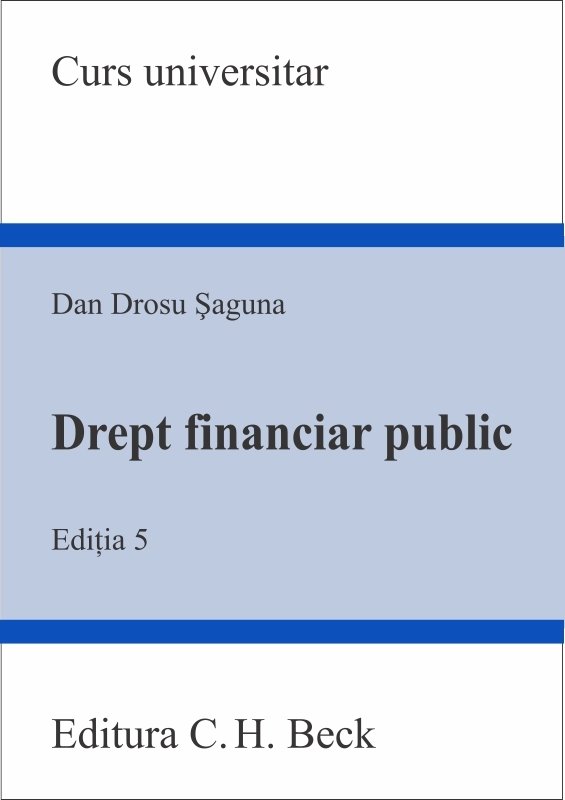 Imagine Drept financiar public. Editia a 5-a