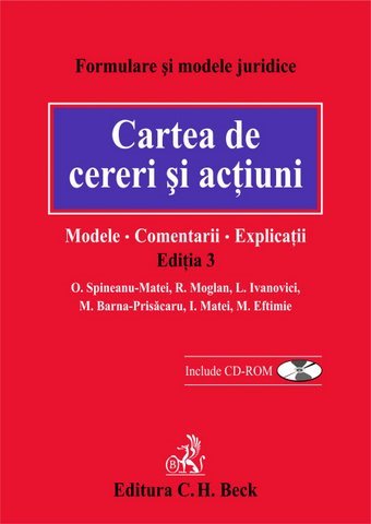 Imagine Cartea de cereri si actiuni. Modele. Comentarii. Explicatii