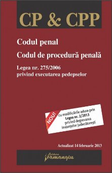 Imagine Codul penal. Codul de procedura penala 19.03.2013