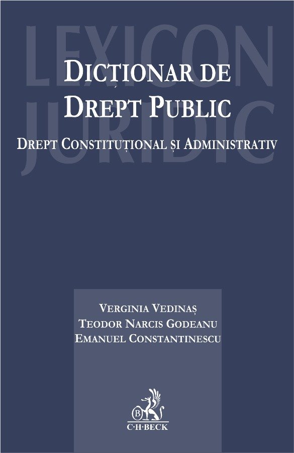 Imagine Dictionar de drept public. Drept constitutional si administrativ