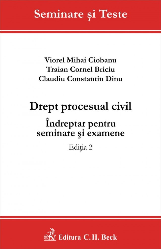 Imagine Drept procesual civil. Indreptar pentru seminare si examene
