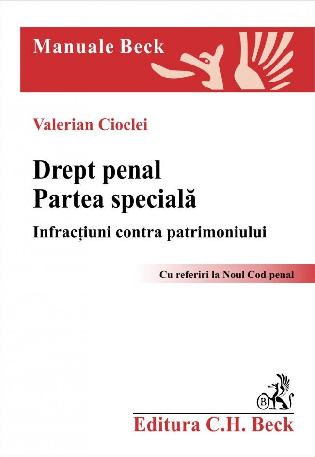 Imagine Drept penal. Partea speciala. Infractiuni contra patrimoniului