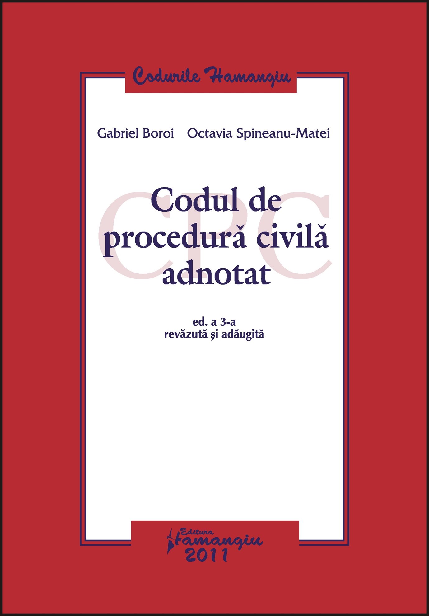 Imagine Codul de procedura civila adnotat ed 3