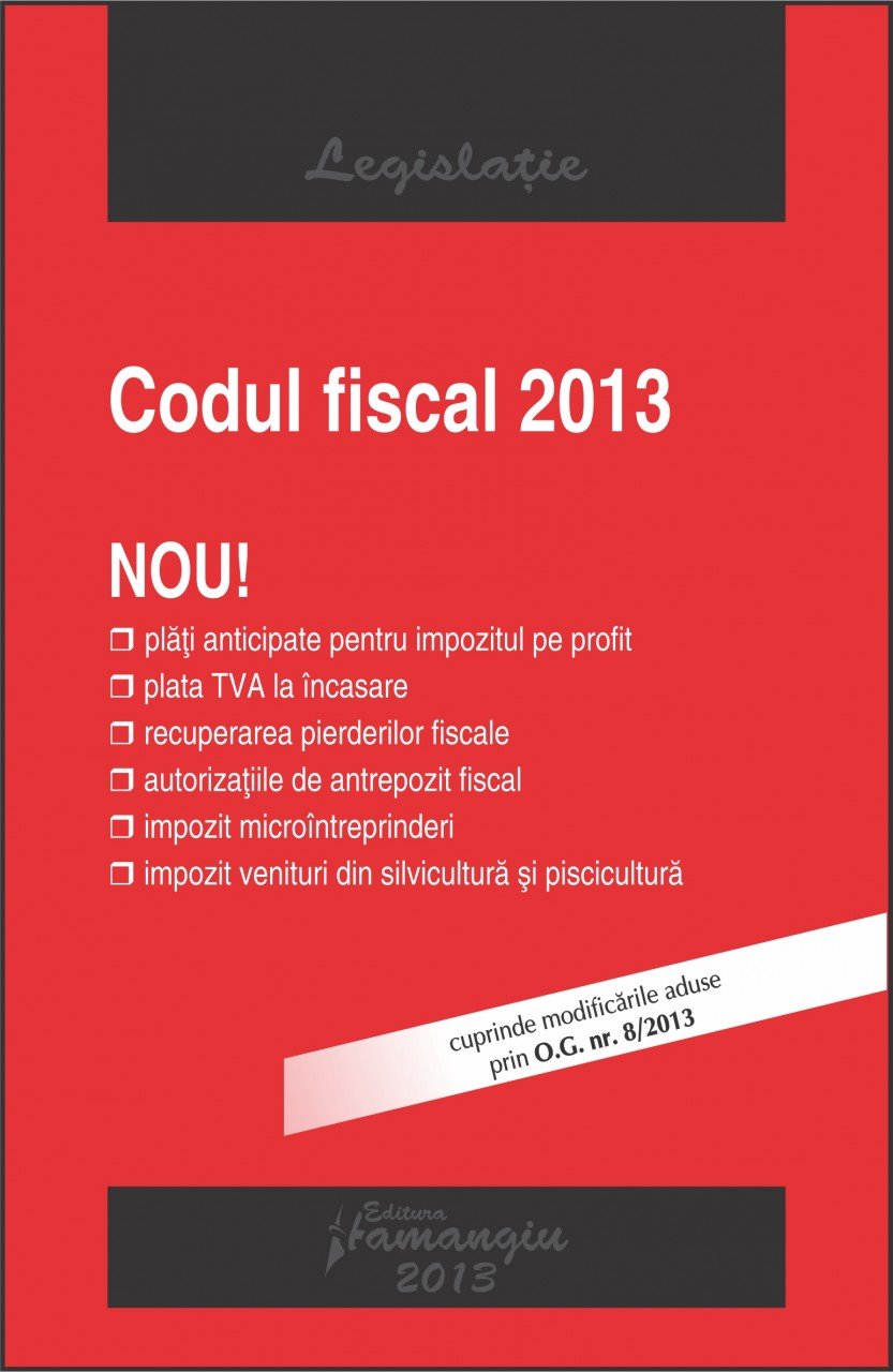 Imagine Codul fiscal 25.01.2013